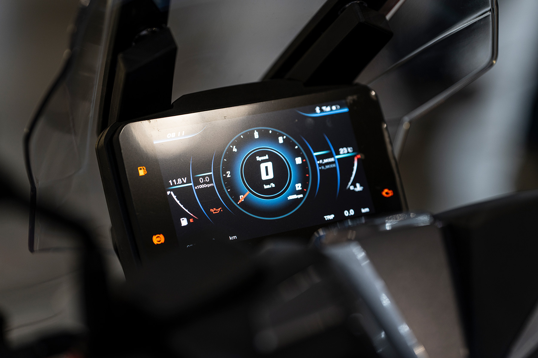 [EICMA 2023 - WOTTAN MOTOR] STORM-V instrument panel.